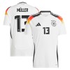 Virallinen Fanipaita Saksa Muller 13 Kotipelipaita Euro 2024 - Miesten